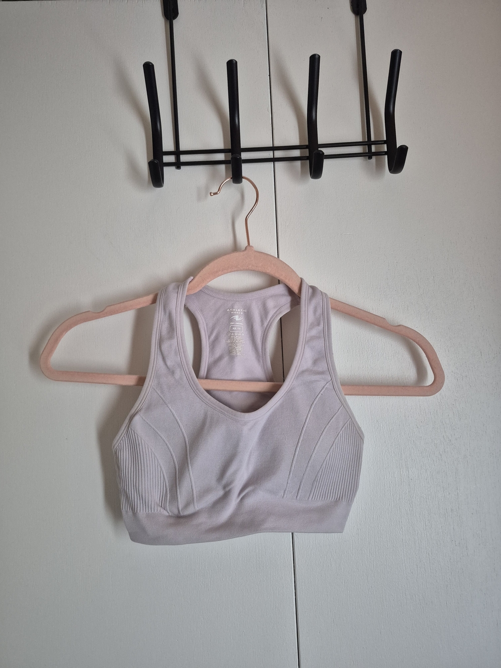 Athletic Works Light Pink Racerback Sports Bra